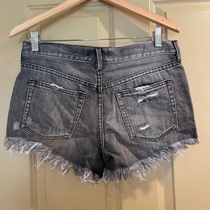 Free People Shorts-Black Wash-Excellent Condition